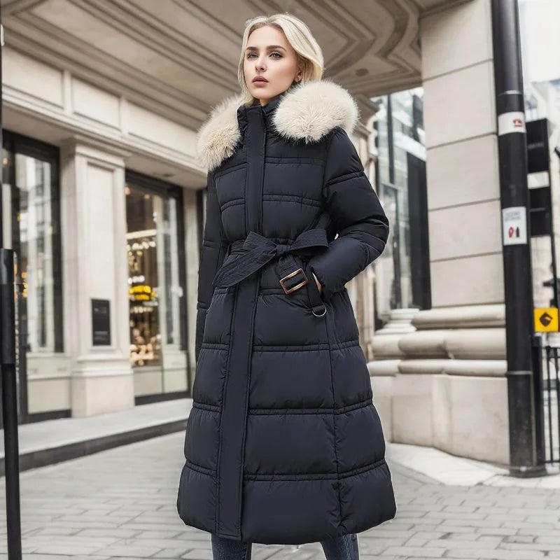 Alexa - Luxuriöser langer Parka-Mantel 3