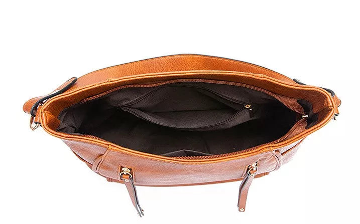 Carlota | Stilvolle Damen Vintage Ledertasche 5