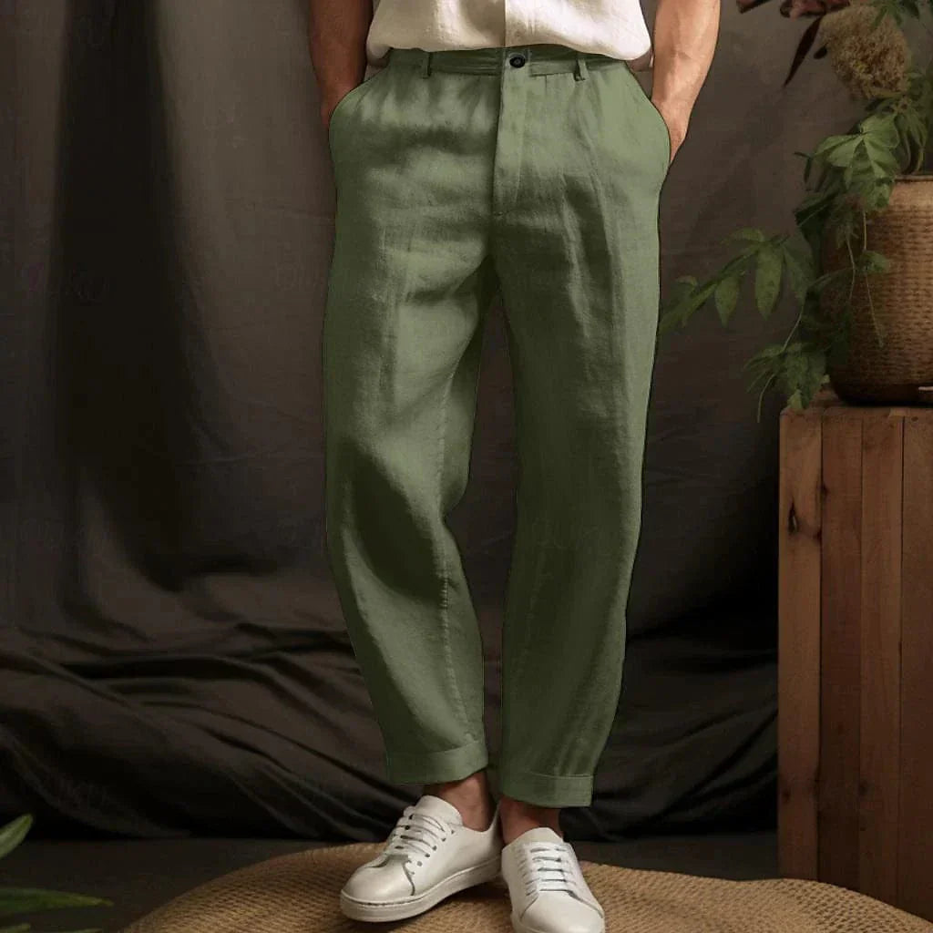 Elton - Casual Herren Leinenhose für den Sommer 3