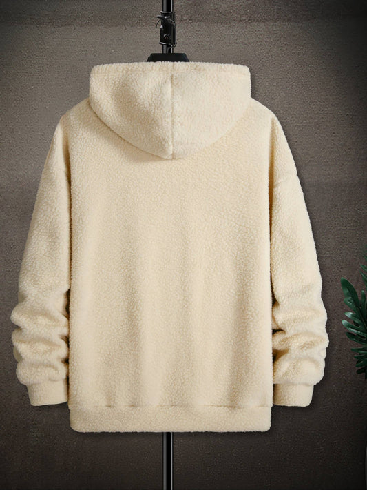 Fleecepullover mit Kapuze 1