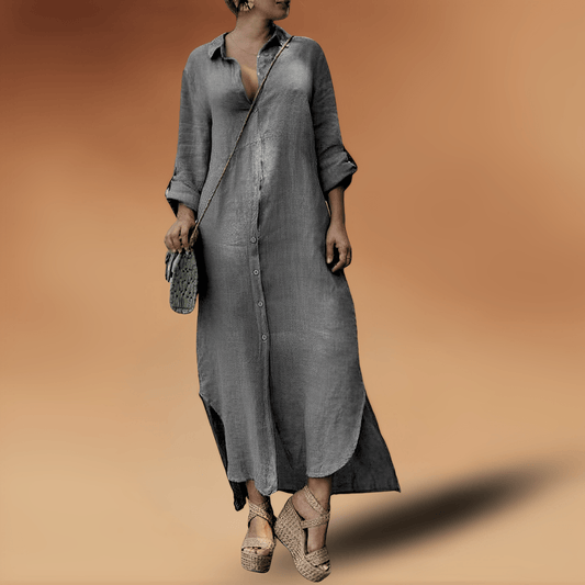 Francien - Elegantes Leinenkleid 1