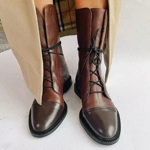 Gaboura klassische vintage-stiefel mit absatz für damen - hochwertig, stylish, warm & bequem 3