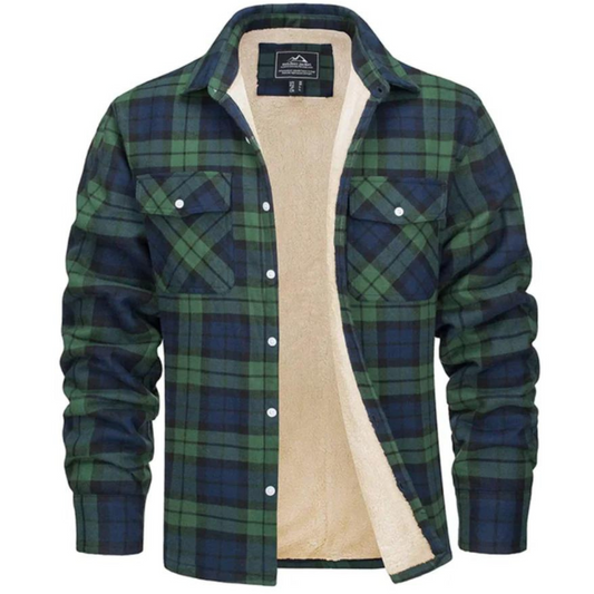 Harvey - Fleecegefütterte karierte Jacke 1
