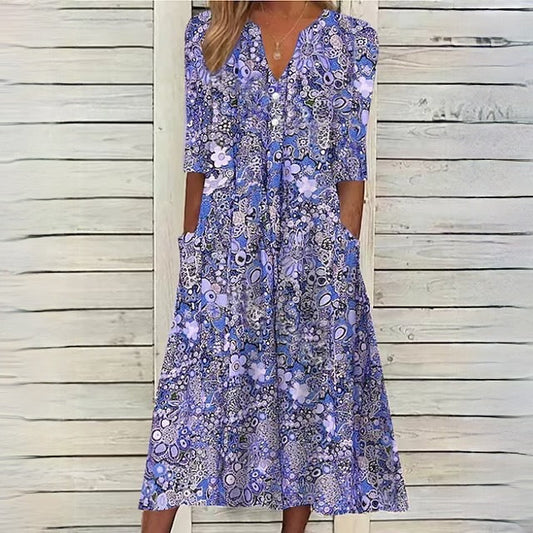 JANA - Blumenkleid 1