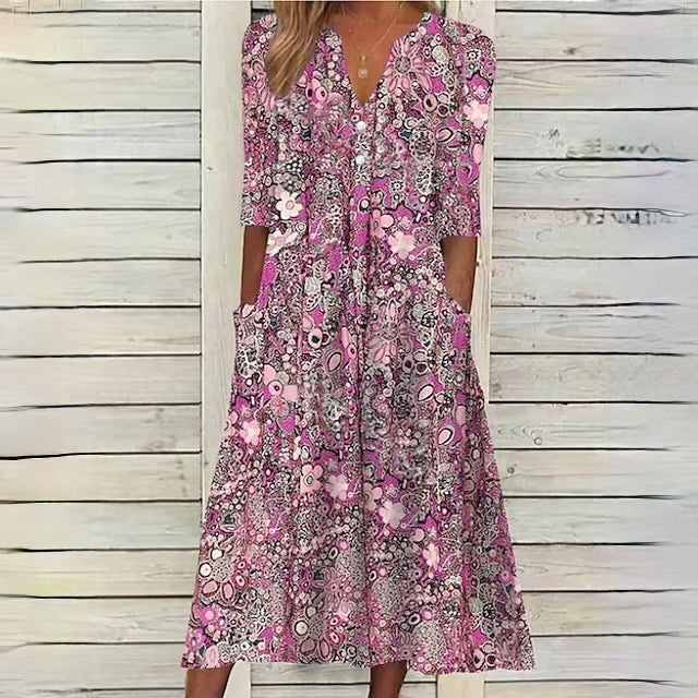 JANA - Blumenkleid 2