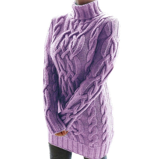 Jacquette - Halte dich kuschelig warm mit diesem stylischen Strickkleid 1