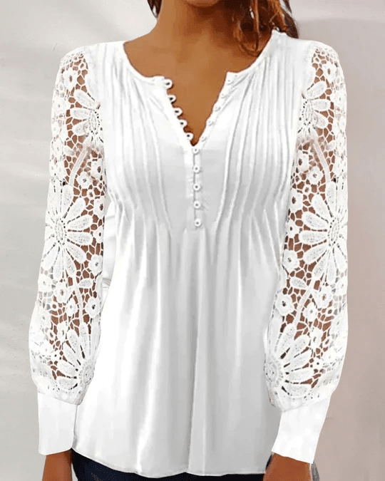 Jeanne - Elegante Bluse mit langen Ärmeln 8