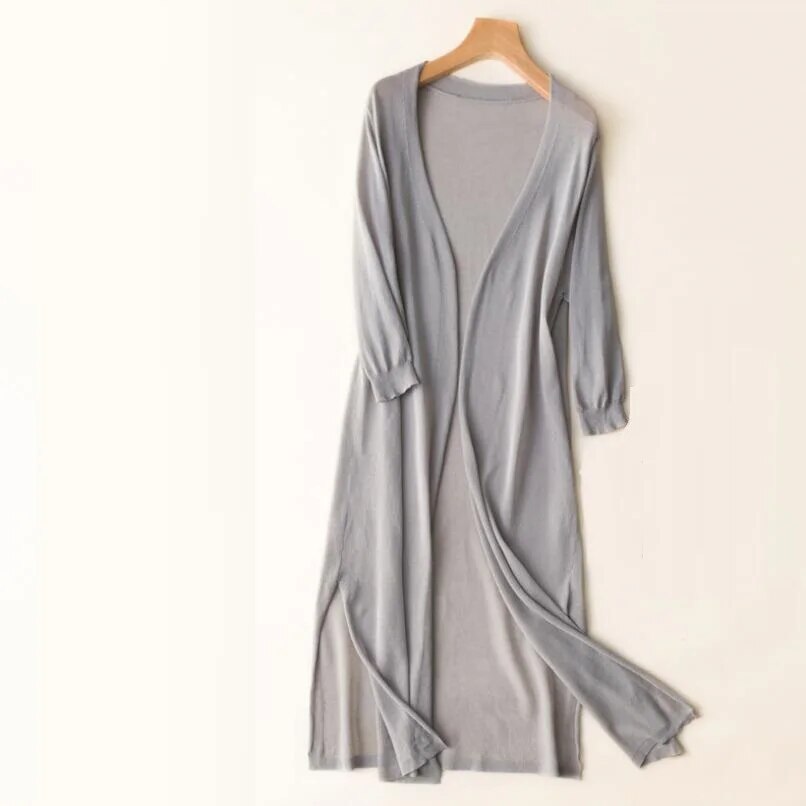 Langer strick cardigan - alyssa 7