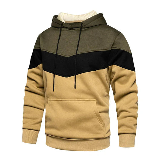 Marius - herren-kapuzenpullover mit querstreifen 1