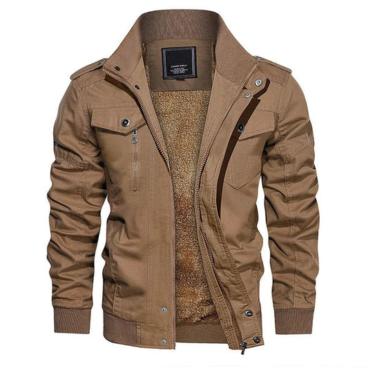 Moderne Trendige Bomberjacke mit Weichem Innenfutter für Herren | Perfekt für Alltag 1