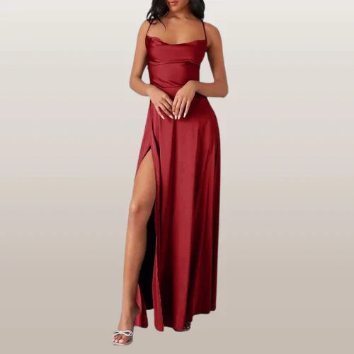 Odessa – Elegantes Satinkleid 6