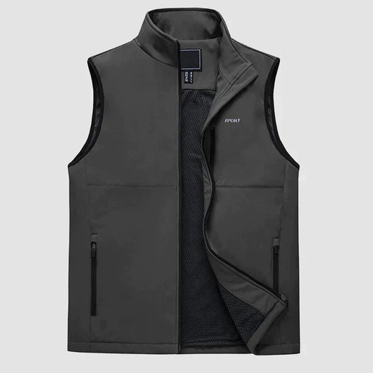 Oliver – leichte ärmellose jacke für herren 1