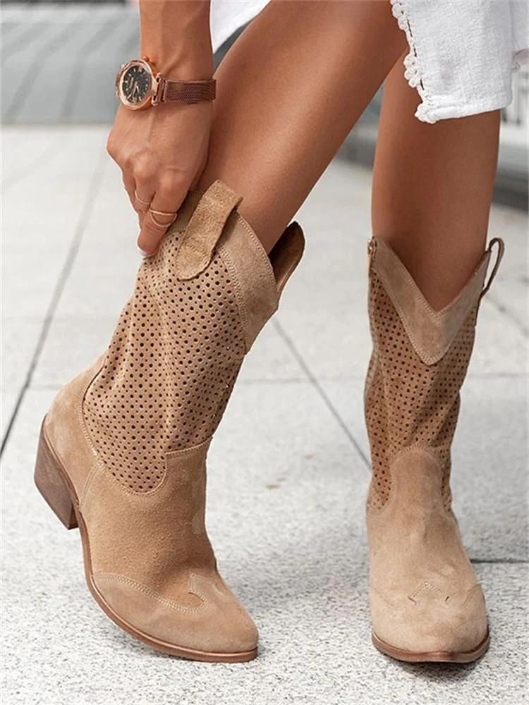 Pam - Atmungsaktive Cowboystiefel für Damen 5