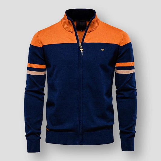 Santo - Herren Strickjacke mit Reißverschluss 1
