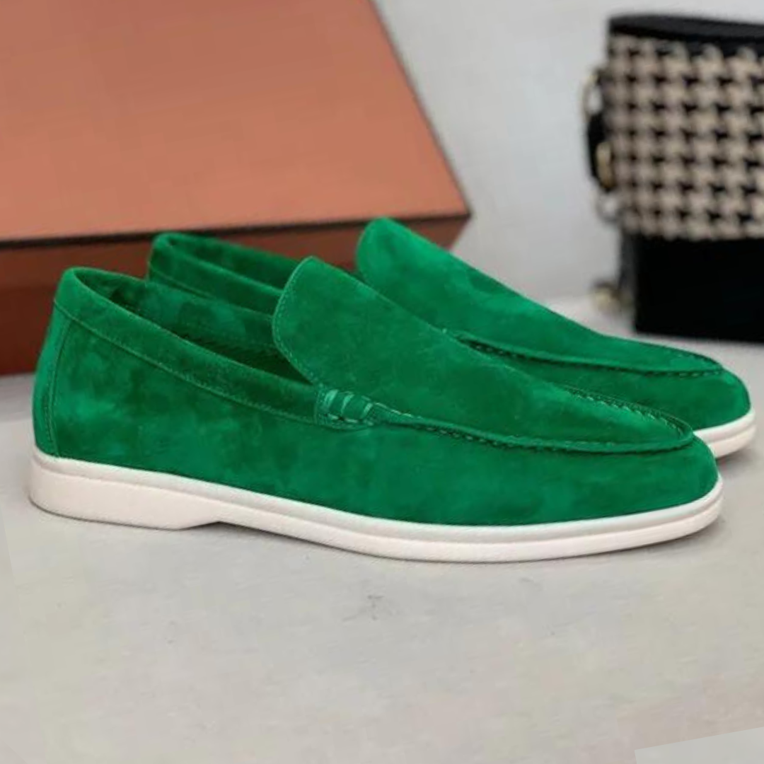 Stefano Luxus-Loafers aus Wildleder – Elegante Slipper mit Lederinnensohle für Herren 8