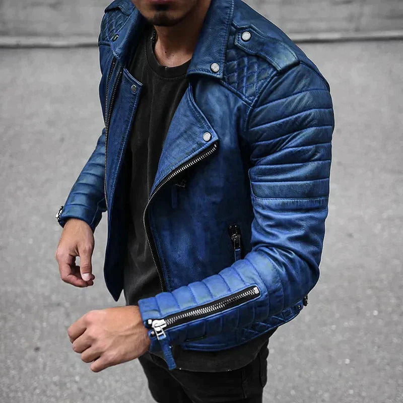 Abe – stylische lederjacke für herren 2