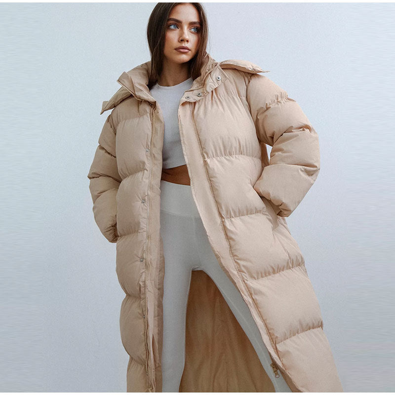 Abigail | lange wattierte winterjacke 1