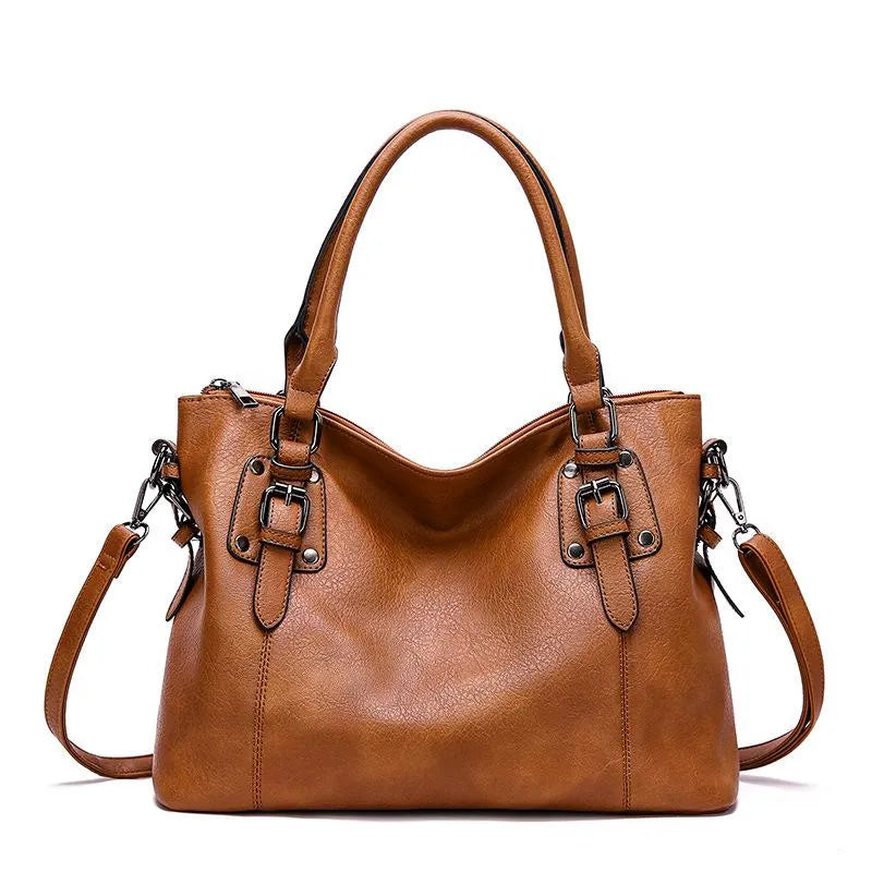 Aeliana | Damen Elegante Leder Umhängetasche 4