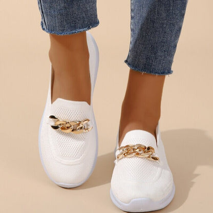 Aimée - lässige Slip-On Sneaker Damen | Sneaker aus atmungsaktivem, flexiblem Strickmaterial 4