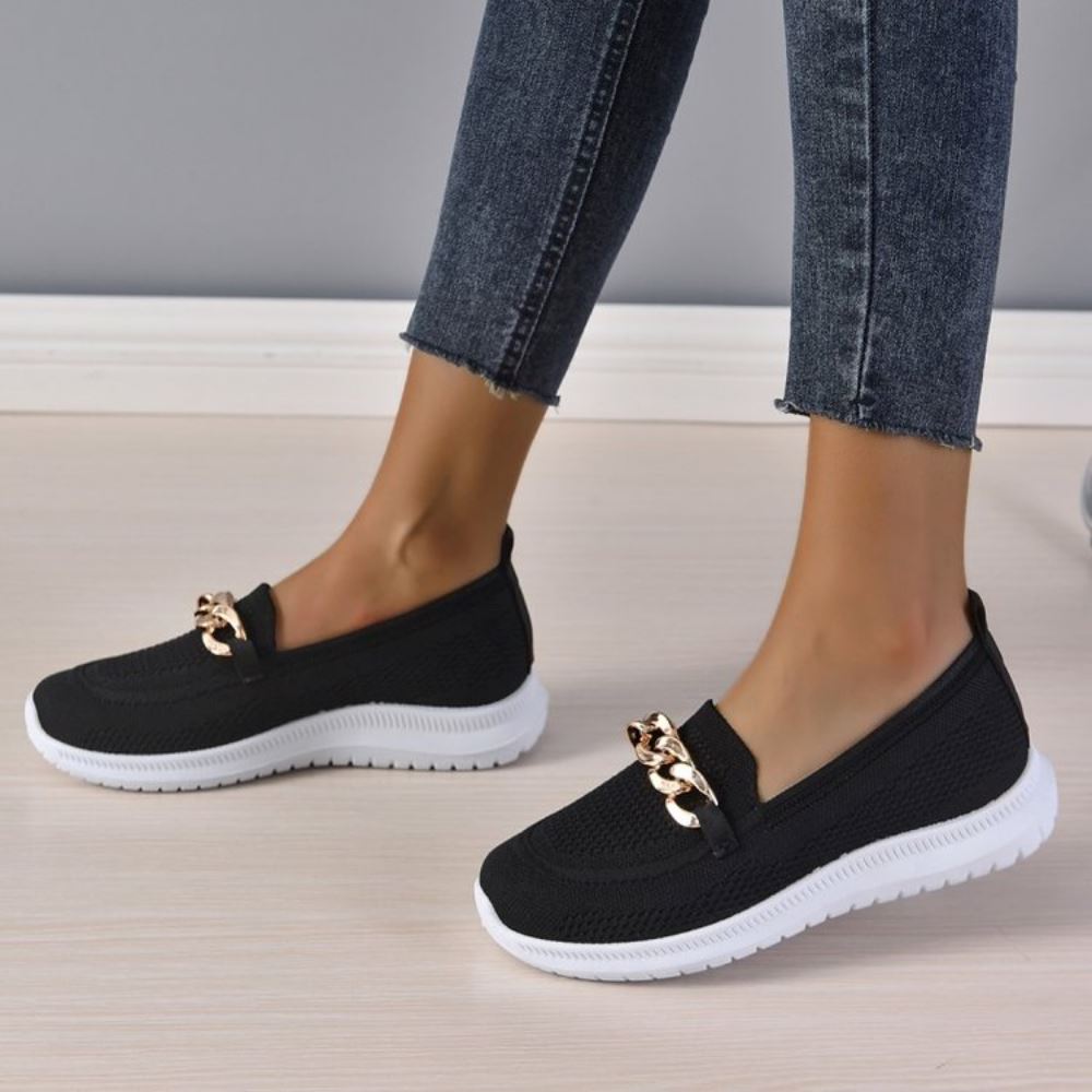 Aimée - lässige Slip-On Sneaker Damen | Sneaker aus atmungsaktivem, flexiblem Strickmaterial 7
