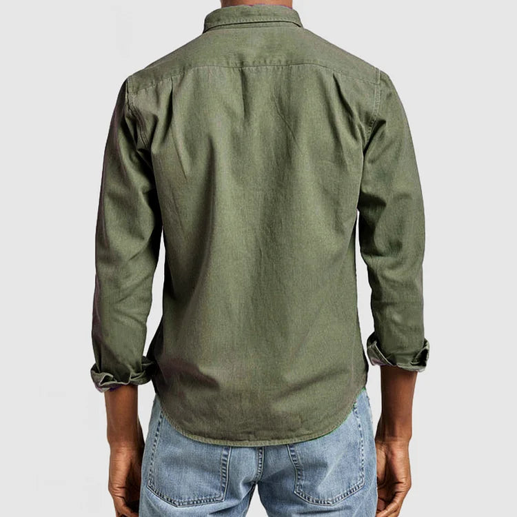 Alex Casual Shirt – Lässiges Langarmhemd aus 100% Baumwolle für Alltag & Business-Casual 7
