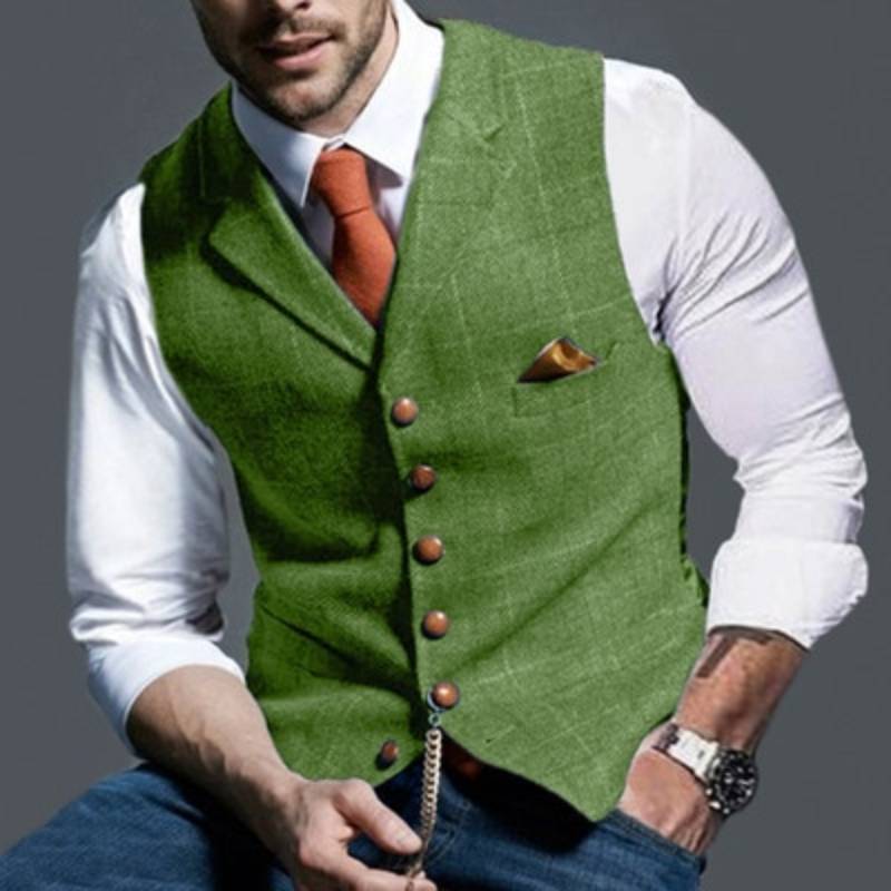 Alexander – elegante karierte weste 0