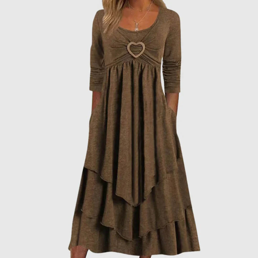 Amanda - Langes Kleid - Lässig - Leicht - Perfekt für Legere Tage 3
