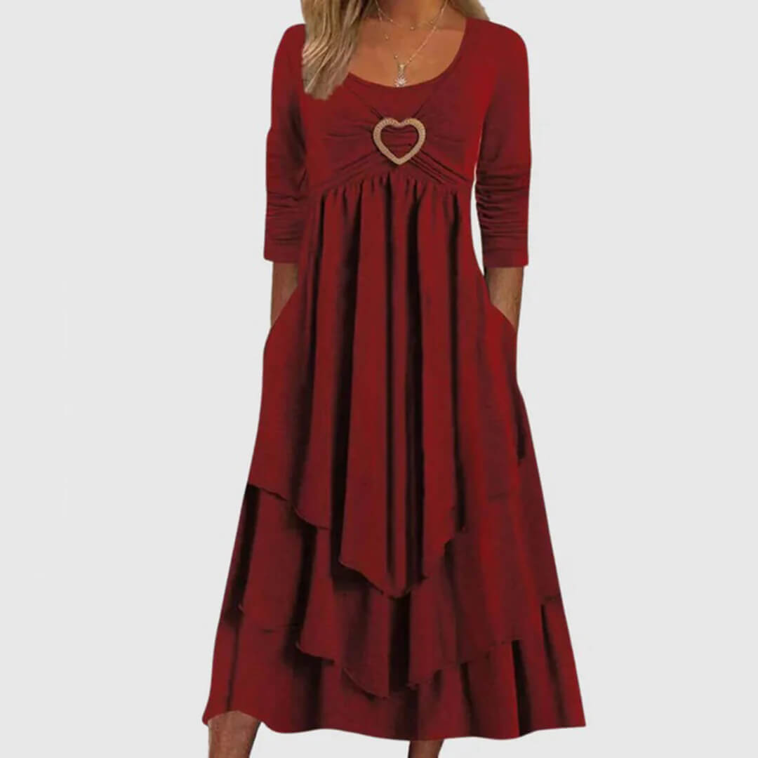 Amanda - Langes Kleid - Lässig - Leicht - Perfekt für Legere Tage 4