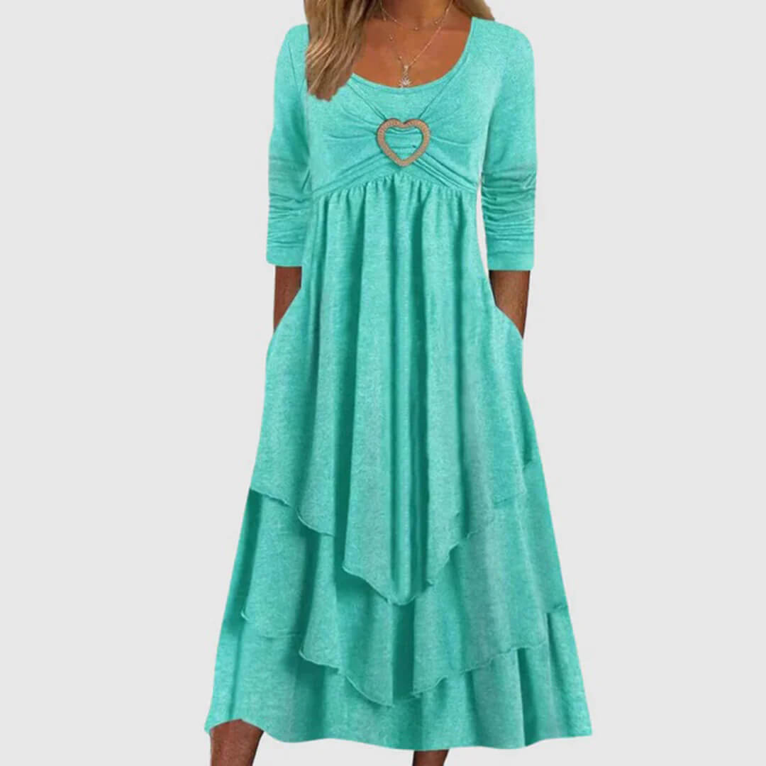 Amanda - Langes Kleid - Lässig - Leicht - Perfekt für Legere Tage 5
