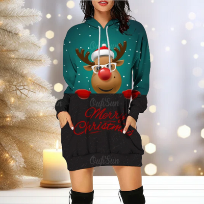 Angel - Weihnachten Party Sweatshirts mit Kapuze 2