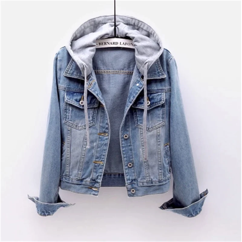 Annemarie - Jeansjacke mit Kapuze 0