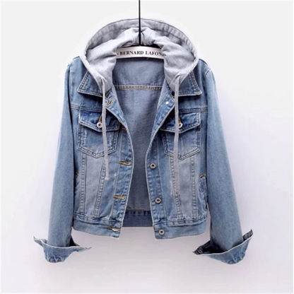 Annemarie - Jeansjacke mit Kapuze 0