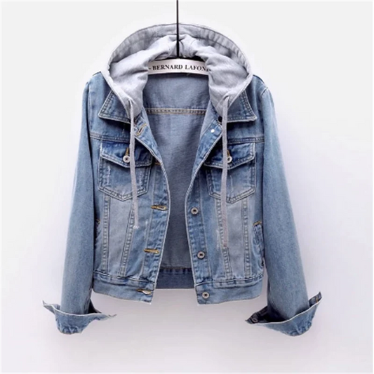 Annemarie - Jeansjacke mit Kapuze 0