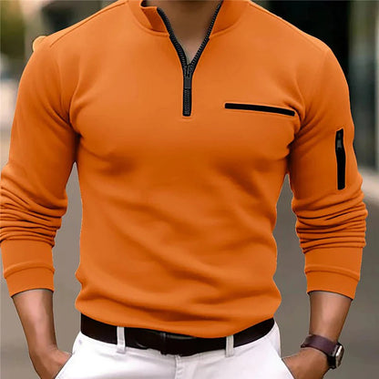 Antione - Poloshirt mit Viertelreißverschluss 4