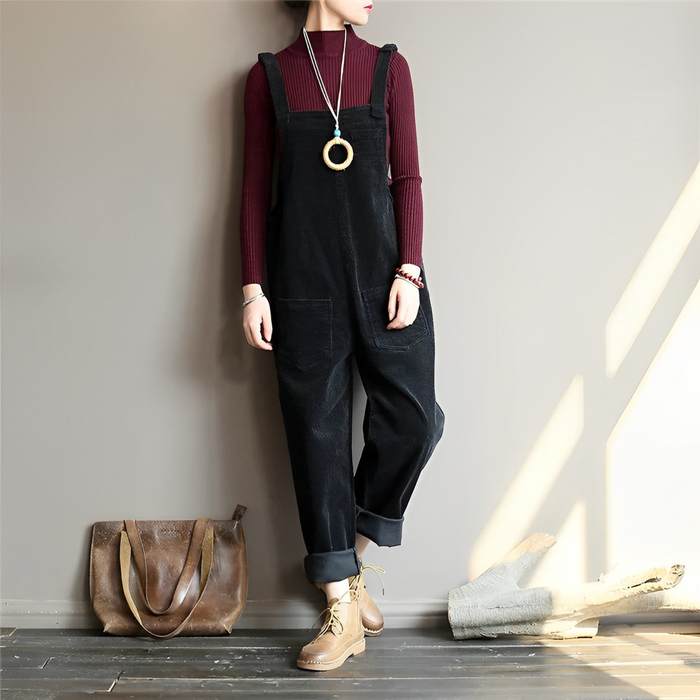 BLAKELY Retro Stil Cord Overall 2