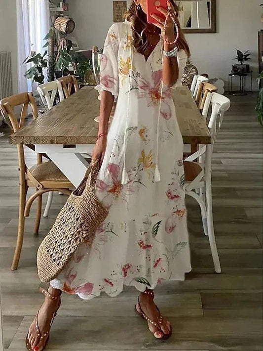 Bettina | bohème maxikleid 0