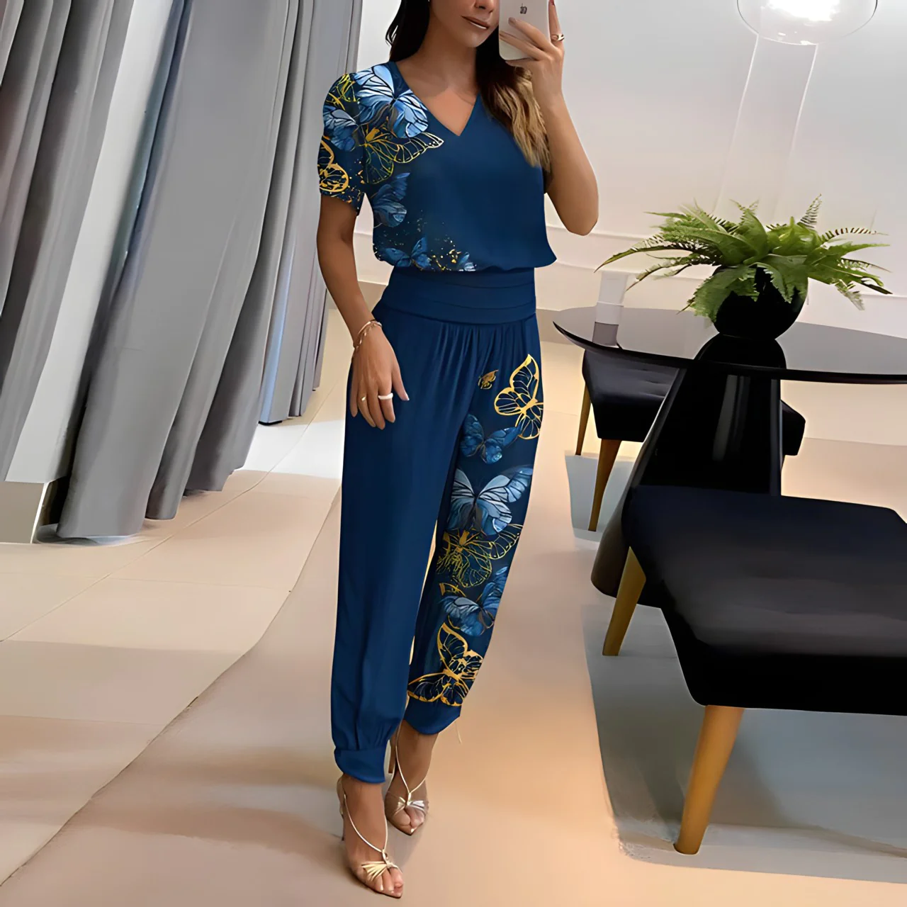 Birgit's Elegantes Blusen & Hosen Set 1
