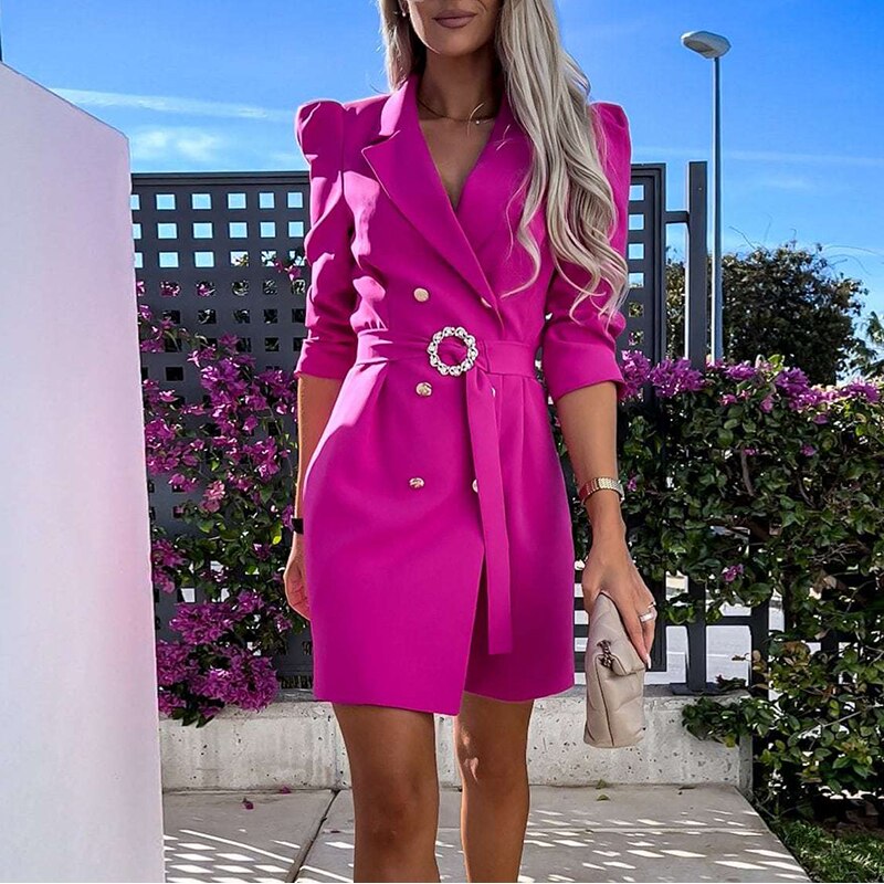 Blazerkleid mit Gürtel 2