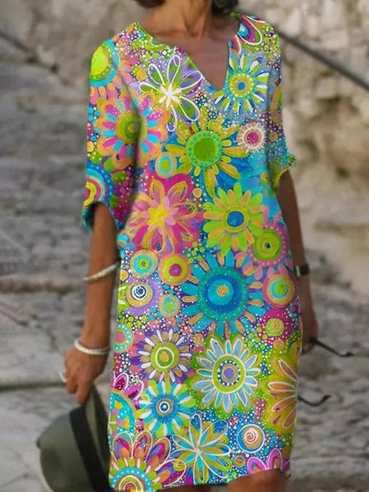 Blumenkleid für Damen 0