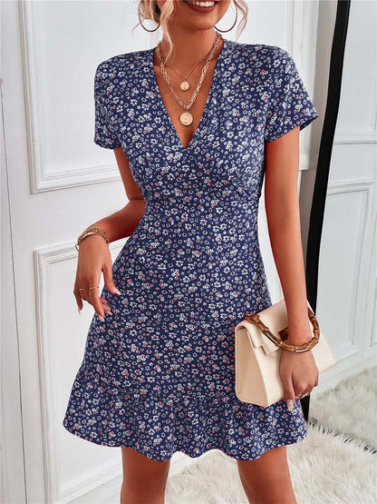 Blumiges Kleid für Damen 4