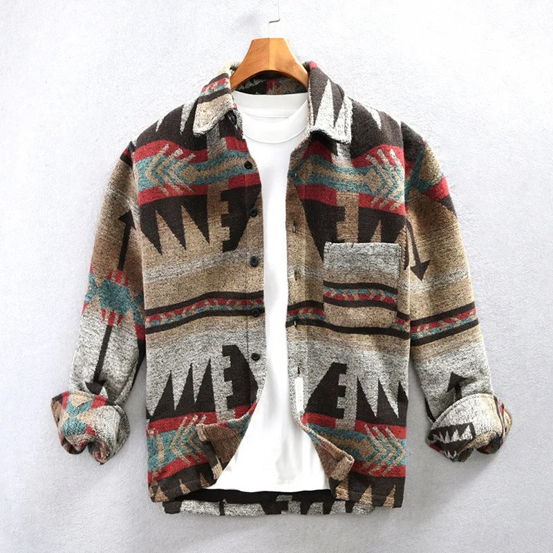 Brayden - Herrenflanellhemd im Vintage-Stil 0