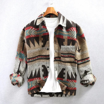 Brayden - Herrenflanellhemd im Vintage-Stil 0