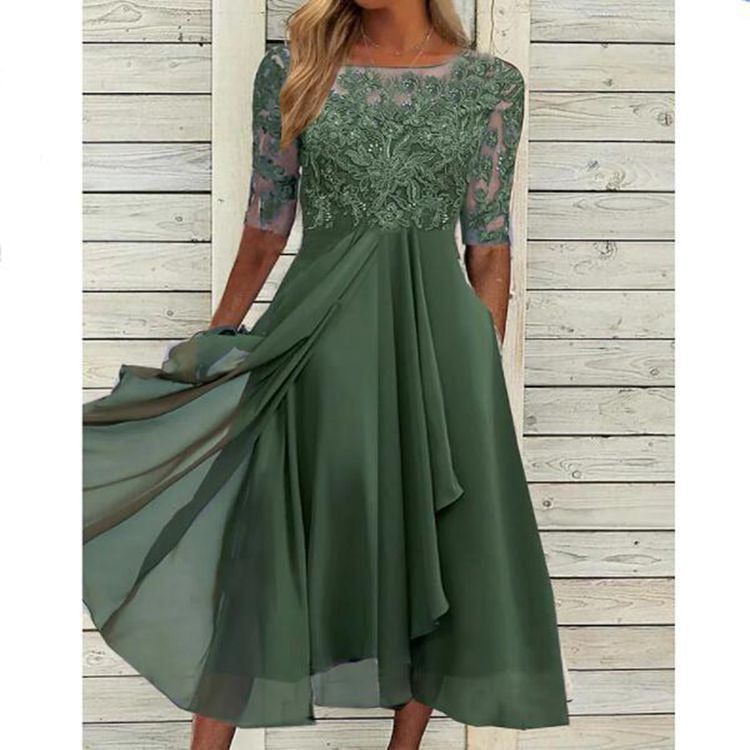 Callidora - Kleid - Schick - Vielseitigs Design - Ideal für Frühlingszyt für Damen 0