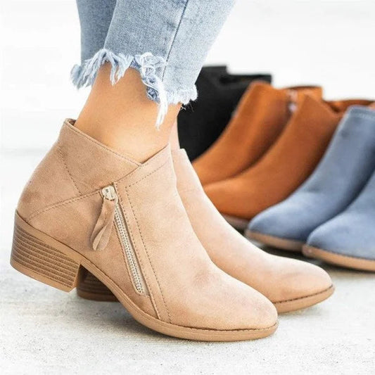 Candace - Orthopädische Damenstiefel aus Leder 0