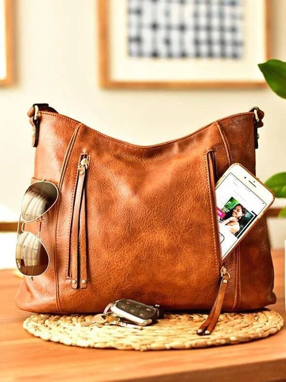 Carlota | Stilvolle Damen Vintage Ledertasche 0