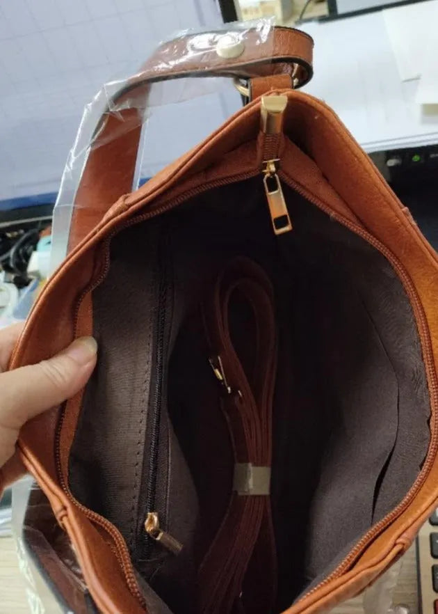 Carlota | Stilvolle Damen Vintage Ledertasche 4