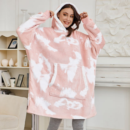 Caryn - Köstliche Kombination aus weichem Hoodie und kuscheliger Decke in einem! 0
