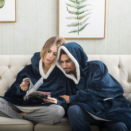 Caryn - Köstliche Kombination aus weichem Hoodie und kuscheliger Decke in einem! 3