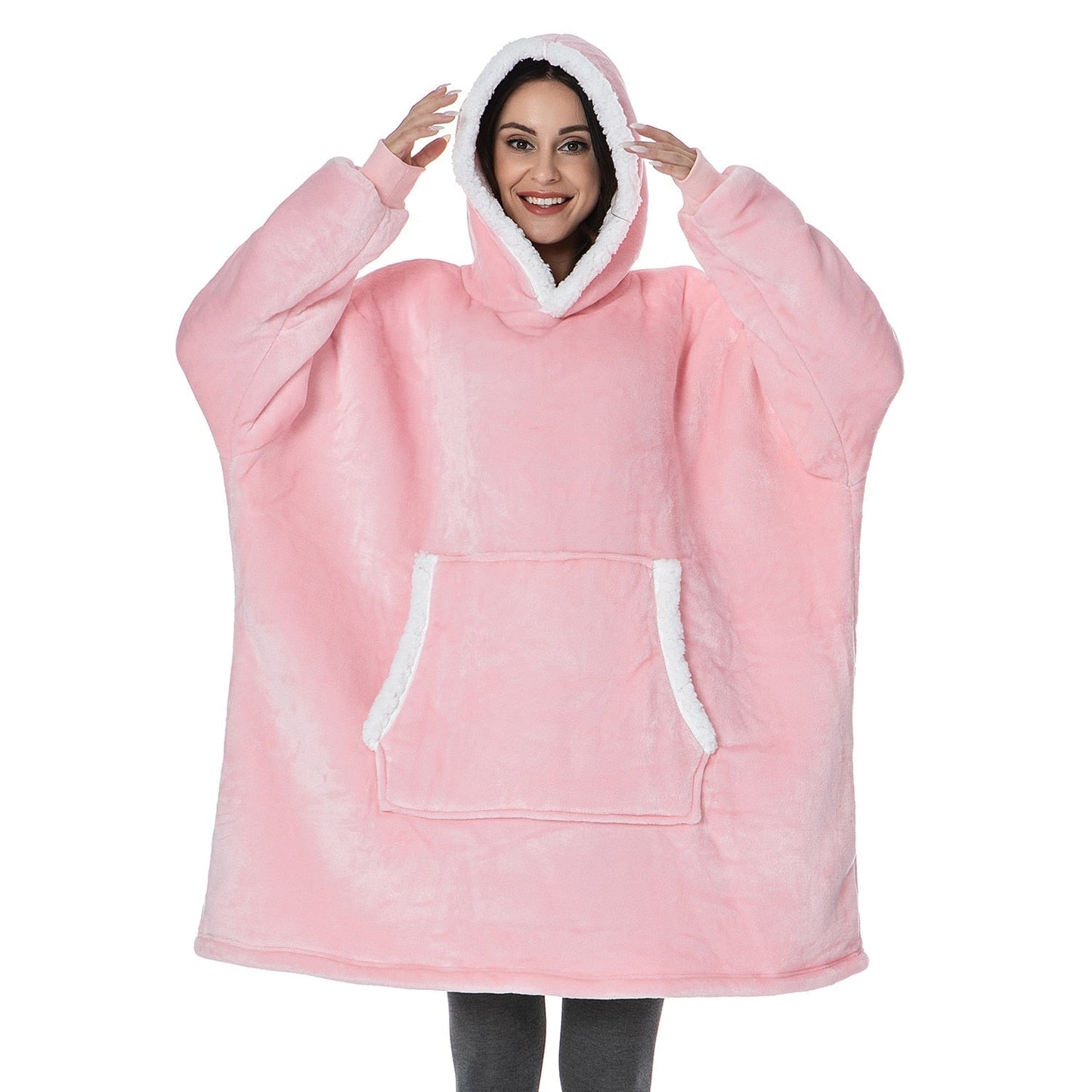 Caryn - Köstliche Kombination aus weichem Hoodie und kuscheliger Decke in einem! 8