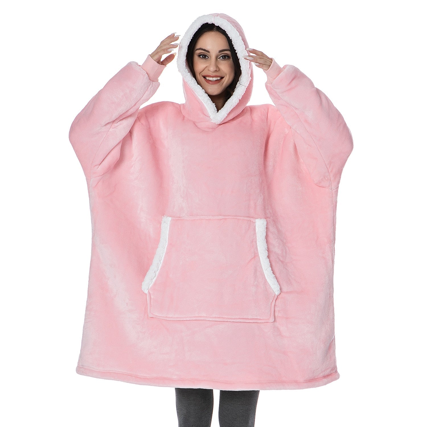 Caryn - Köstliche Kombination aus weichem Hoodie und kuscheliger Decke in einem! 8